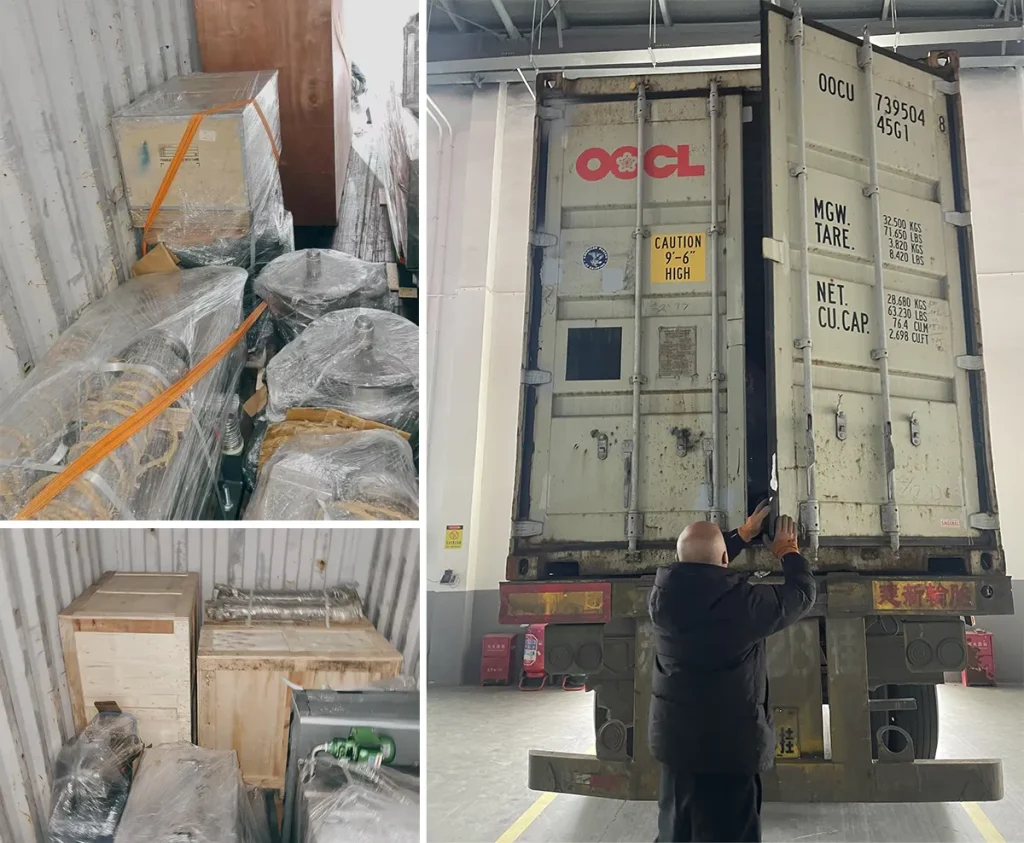 CHT75D Twin-screw Extruder Production Line Departing from Nanjing to Hamburg, German