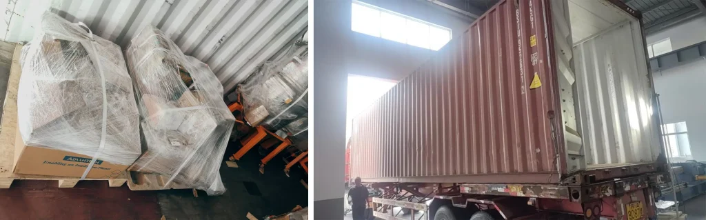 Spare Parts of Twin Screw Extruder Departing from Nanjing to Mundra