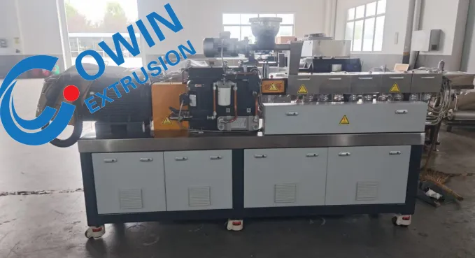 CHT-30 Twin Screw Extrusion Pelletizing Line Delivering To Brasil
