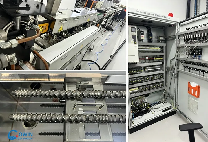 CHT30D Twin Screw Extruder Water-Cooled Strand Pelletizing Line