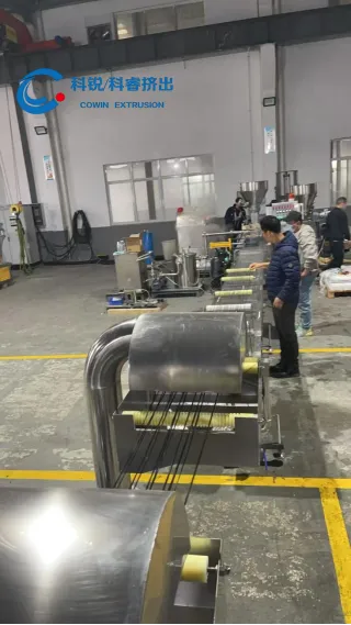 CHT65D Twin-Screw Extrusion Water-Cooled Strand Pelleting Line