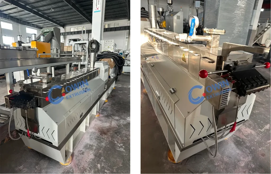 custom CHT40D high-torque co-rotating twin-screw extruder